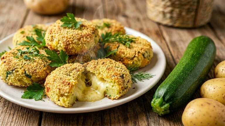 1 cukinia, ziemniaki i 1 jajko 🥒 Łatwy i szybki przepis, który zachwyci wszystkich!