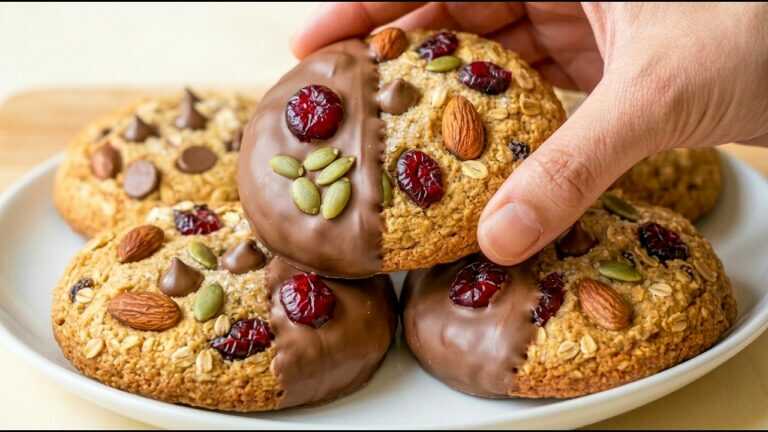 Ich esse keinen Zucker! Gesunde Haferkekse in 15 Minuten! Ohne Mehl und Zucker!