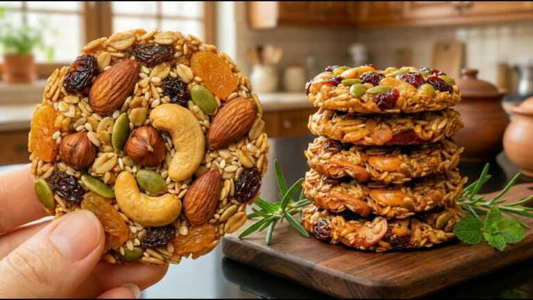 Ich esse keinen Zucker! Gesunde Kekse ohne Mehl UND Zucker! Energiedessert in 5 Minuten