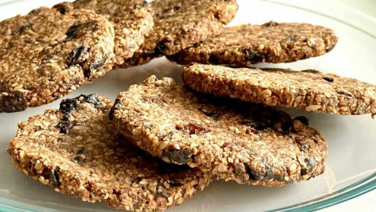 Knusprige Haferkekse ohne Zucker, Mehl und Eier! Leichtes Rezept