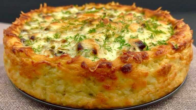 Neuer Trick mit Zucchini und Kartoffeln! Eine leckere Zucchini-Kartoffel-Tarte