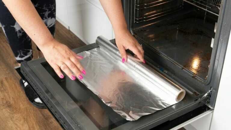Aluminum Foil and a Dishwasher Tablet: A Trick for Stubborn Oven Grime