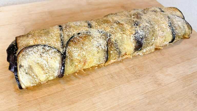 La melanzana che fa impazzire tutti! Rotolo di melanzane facile, senza frittura!