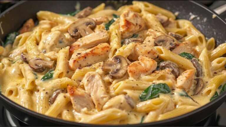 La pasta con pollo più deliziosa che abbia mai preparato ❗️ Semplice e super succosa!