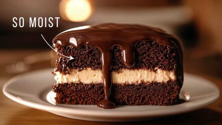 Moist, Creamy Chocolate Cake That’s Effortless to Make!