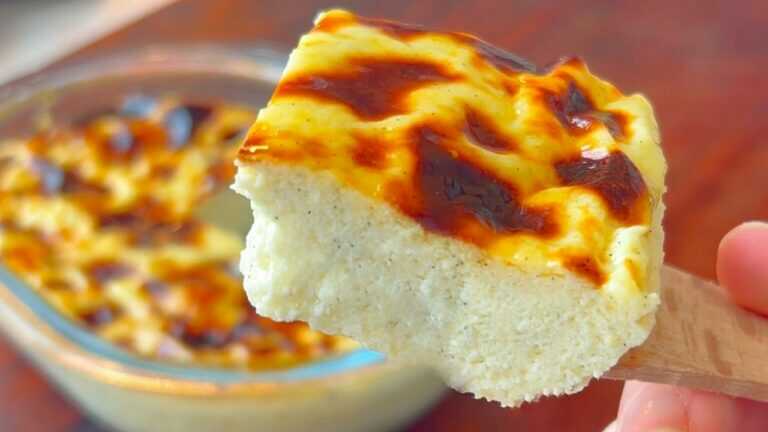 2-Ingredient Baked Yogurt Cake 🍰🥛 No Flour or Starch!