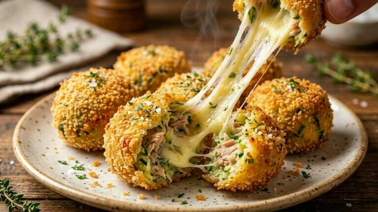 Baked Potato, Zucchini & Tuna Croquettes: Healthy and Easy Recipe!
