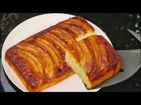 🍌 Banana and Caramel Upside-Down Cake: 15 Minutes of Prep, Moist and Irresistible!