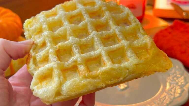 Dinner Waffles 🧇 No Flour | 4 Ingredients