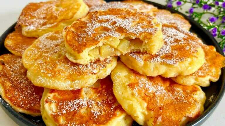 Prenez 2 pommes et du yaourt et préparez ce dessert en 5 minutes ! Pas besoin de four.