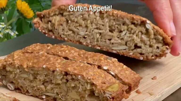 Mon pain aux flocons d’avoine pour un petit-déjeuner sain ! Sans farine, sucre ni beurre !
