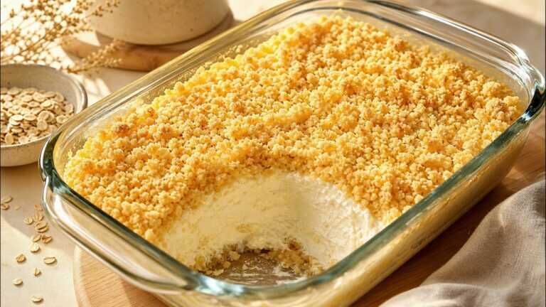 3 ingrédients, 50 g de protéines – ce gâteau au fromage blanc sans sucre ni farine…