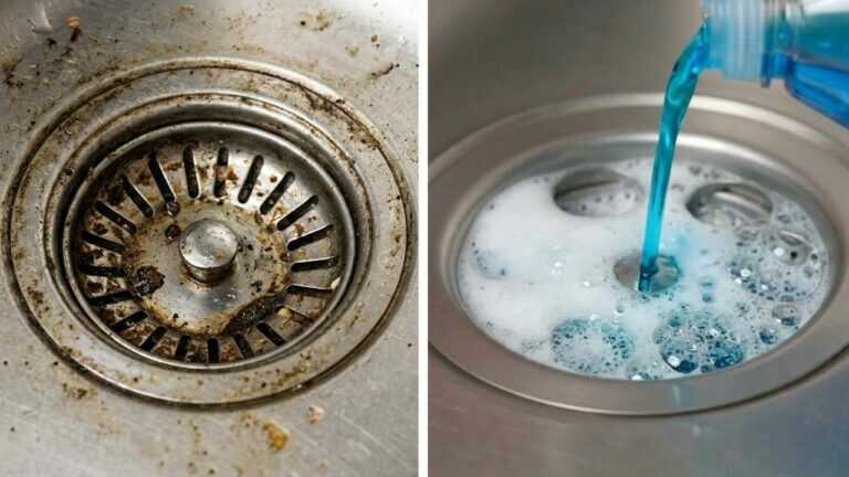 ¡Echa ESTO por el desagüe! La suciedad y el mal olor desaparecen durante la noche
