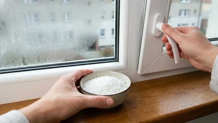 Pon este recipiente en el alféizar antes del invierno: adiós humedad y ventanas empañadas