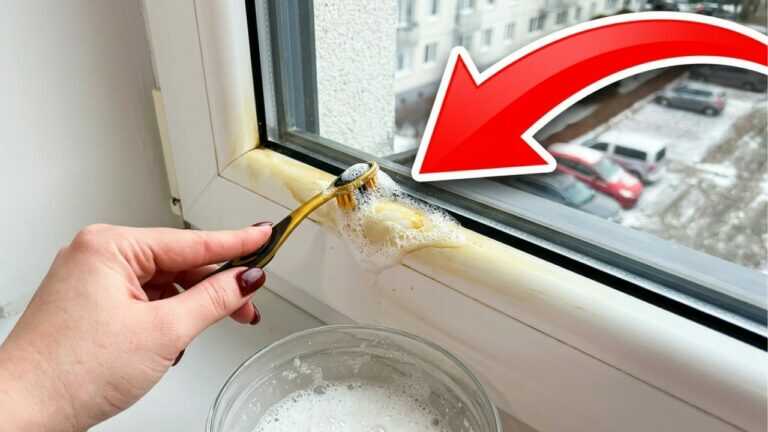 Seit Jahren reinige ich Fensterrahmen so. Der Schmutz geht in 15 Sekunden ab!