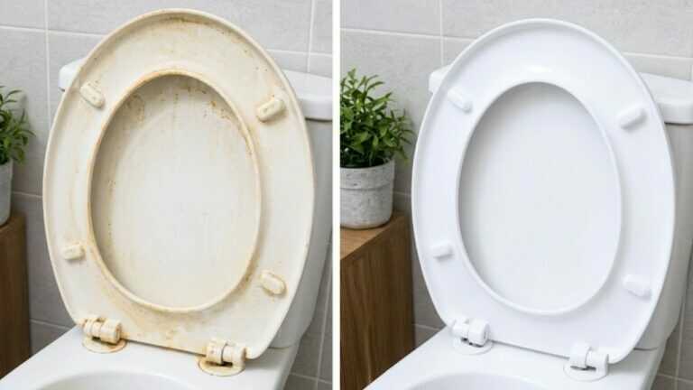 Schneeweiße Toilette in Minuten? Genialer Trick fürs Badezimmer