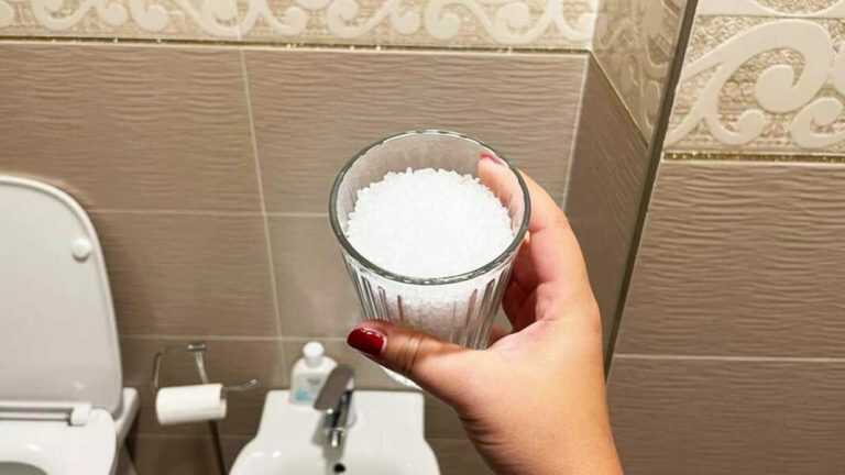 Ein Glas grobes Salz reicht für 6 alltägliche Haushaltsprobleme!