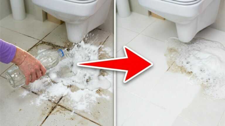 Reinigungskräfte verheimlichen das! Gieß DIESE Flüssigkeit um das WC, und das Bad wird glänzen