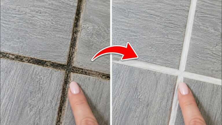 How to Clean Tile Grout Without Bleach, Vinegar, or Overpriced Cleaners at…