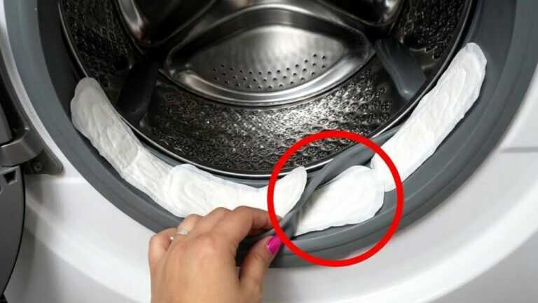 Lege das unter die Gummidichtung und warte! Der Effekt überrascht