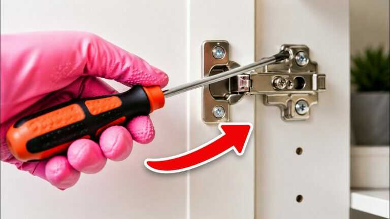 My Husband Showed Me Once. Now I Adjust All My Cabinet Doors Myself
