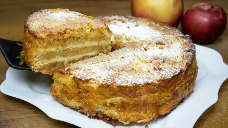 Délicieux gâteau aux pommes 3 tasses ! Tarte aux pommes incroyablement simple et facile !