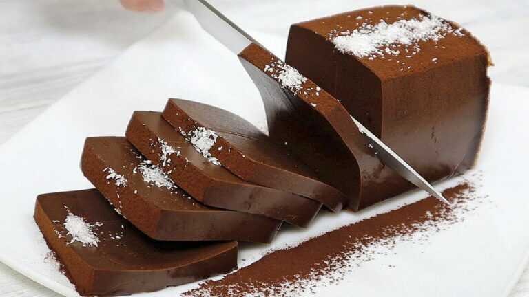 Avez-vous du lait et du chocolat? Délicieux dessert! PAS de farine et PAS de four, PAS de gélatine!