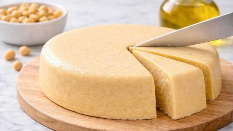 Ce fromage de pois chiches est une véritable bombe de protéines ! Facile et incroyablement délicieux