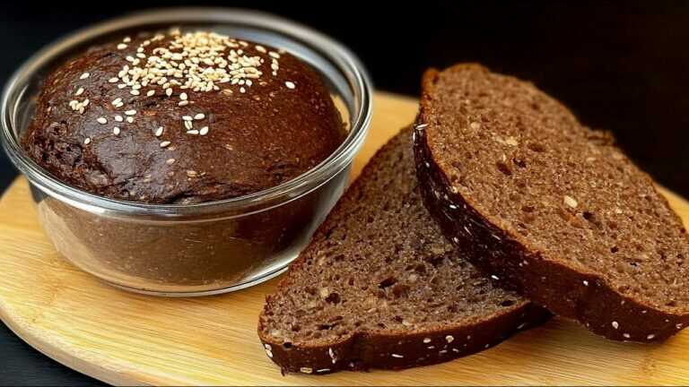 Quelques ingrédients suffisent pour un pain sain prêt en 10 minutes ! Je mange sans gluten !