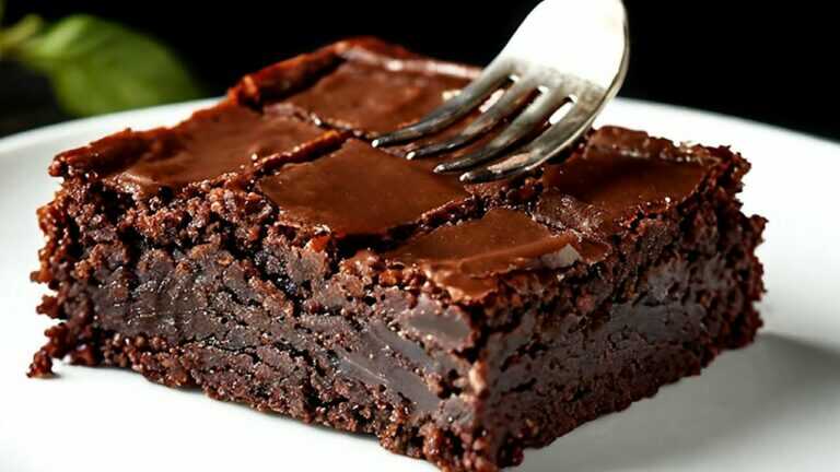 🔥 Brownie en 5 minutes ! Sans sucre, sans gluten et sans produits laitiers ! FAIBLE EN CALORIES