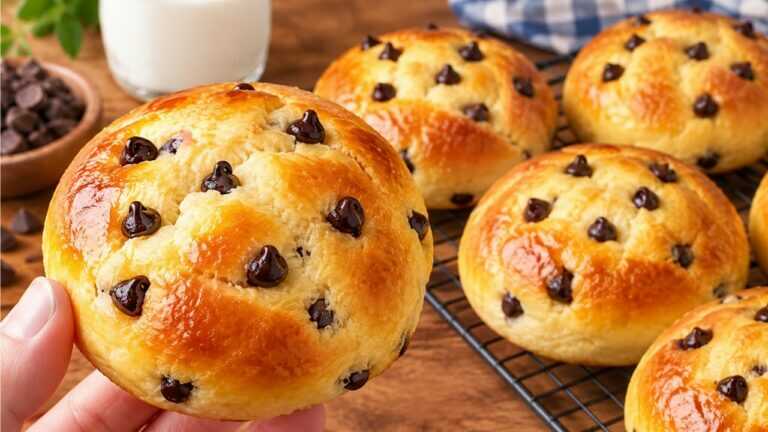 SENZA FARINA! 🥛 Panini al Latte Magici ✨ 4 Ingredienti | Ricetta Veloce Senza Glutine 🍫