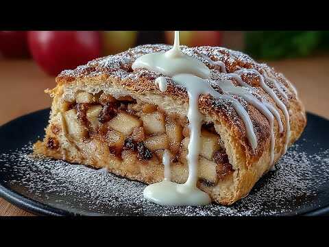 Non hai mai assaggiato uno strudel di mele così delizioso! Ricetta passo dopo passo