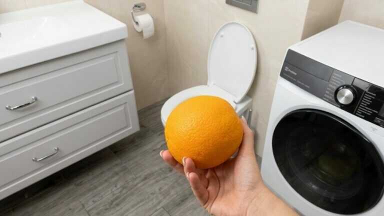 Nur eine Orange genügt – dein Badezimmer glänzt und duftet