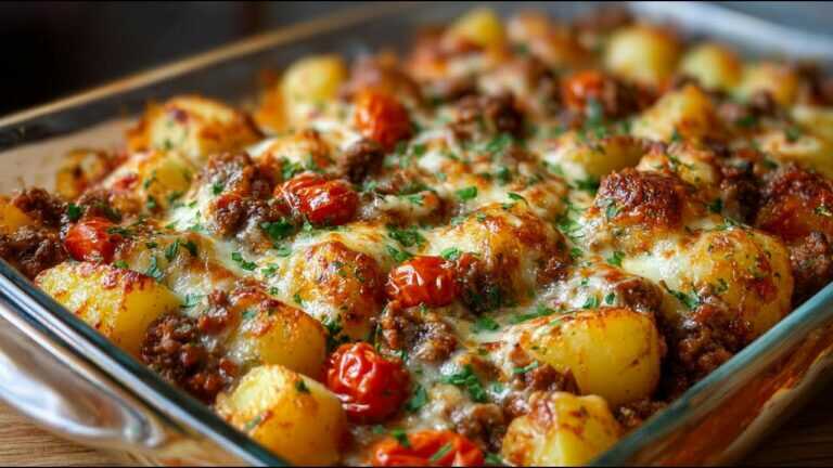 Un gratin di patate economico che ha un sapore da re!