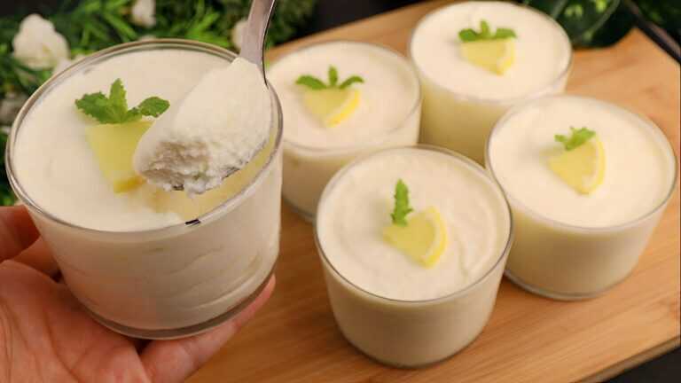 Dessert con 3 ingredienti! Senza forno, uova né gelatina!