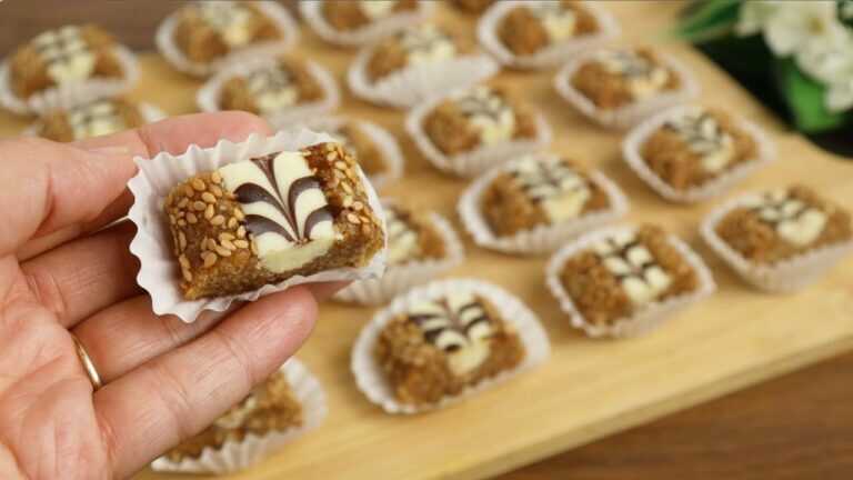 Solo 3 ingredienti: dolcetti veloci per la famiglia, senza zucchero, cottura né farina!
