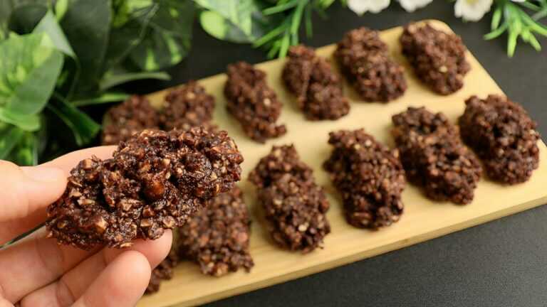 Biscotti croccanti senza zucchero, farina e burro! Pronti in 10 minuti, facili e deliziosi